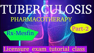 Tuberculosis  part 2  Treatment  pharmacotherapy  infection [upl. by Arah]