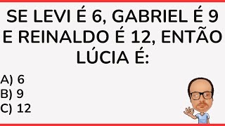 NINGUÉM ACERTOU ESSE RACIOCÍNIO LÓGICO [upl. by Deeas]