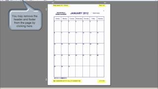 The NoFrills Printable Calendar  How To Print Our Calendars in Portrait and Landscape Mode [upl. by Acinnej]