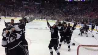 LA Kings 2012 Stanley Cup Celebration Final Minute Live [upl. by Boykins]