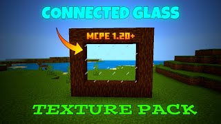 Connected Glass Texture Pack For Minecraft Pocket edition 120 Connected Clear Glass Addon For Mcpe [upl. by Eran]