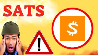 SATS Prediction 09SEP SATS Coin Price News Today  Crypto Technical Analysis Update Price Now [upl. by Horst]