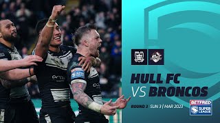 Highlights  Hull FC v London Broncos 2024 Betfred Super League Round 3 [upl. by Noreh904]