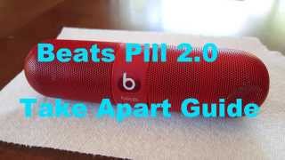 Beats Pill 20 Take Apart Disassembly Guide [upl. by Enetsuj]