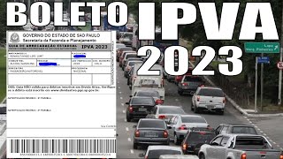 IPVA 2023 CONSULTA E BOLETO PARA PAGAMENTO AVISTA COM 3 DESCONTO PASSO A PASSO [upl. by Filmore]