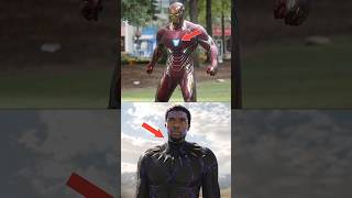 Iron Man vs Black Panther Kiska Suit Powerful Hai  😱 marvel shorts [upl. by Novled]