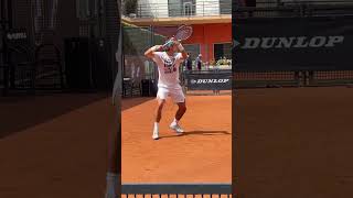 Lorenzo Musetti practise in Rome atp musetti tennis shorts [upl. by Nagle119]