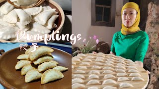 DUMPLINGS HALAL RECIPEMuslim Chinese Food  BEST Chinese halal food 【饺子】 [upl. by Idette669]