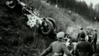 Bernd Rosemeyers Fatal Crash  Frankfurt Darmstadt Autobahn 1938 Aftermath [upl. by Suisyola]