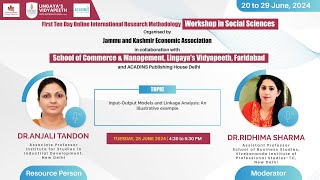 InputOutput Models and Linkage Analysis An illustrative example [upl. by Yokoyama]