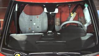 Euro NCAP  Fiat 500L  2012  Crash test [upl. by Artemas]