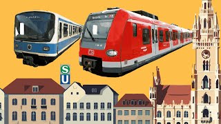 Munich Public Transit Explained Tickets Traps and Tips [upl. by Maillil17]