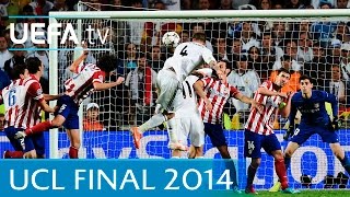 Real Madrid v Atlético Madrid 2014 UEFA Champions League final highlights [upl. by Otilopih]