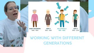 Working with different generations Millennial GenZ Boomer ￼ [upl. by Naenej]