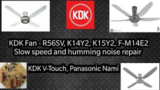 Installation procedures for KDK R48SP ceiling fan [upl. by Nit]