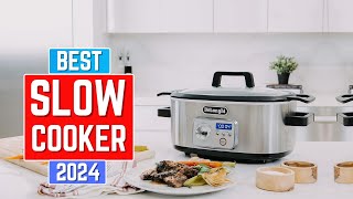 Top 5 Best Slow Cookers in 2024  Slow Cooker Review 2024 [upl. by Kataway658]