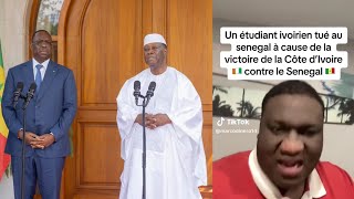 LHEURE EST GRAVE🔴 UN ÉTUDIANT TUÉ AU SÉNÉGAL ET DAUTRES IVOIRIENS AGRESSÉ APRÈS LA DÉFAITE [upl. by Marilin326]