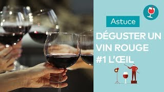 Comment déguster un vin rouge 1  à loeil  Les astuces du Petit Ballon [upl. by Jock]