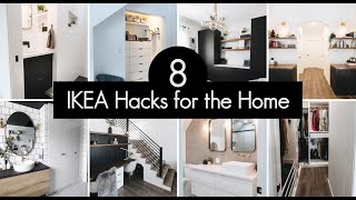 8 DIY IKEA Hacks  Tips to Customize Ikea Furniture [upl. by Nonad]