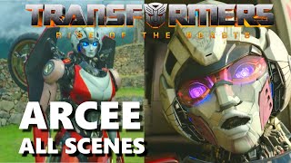 Arcee Transformers Rise of the Beasts all scenes [upl. by Acinorej]