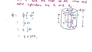 CAPACITANCE OF CYLINDRICAL CAPACITOR [upl. by Lowrance546]