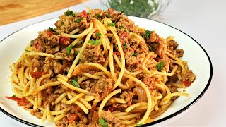 Delicious Minced Beef Spaghetti Recipe [upl. by Raman744]