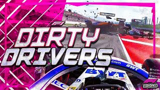 The Saltiest DIRTY DRIVERS In F1 2019 [upl. by Airel]