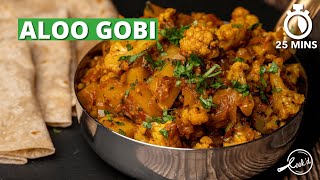 Tasty Aloo Gobi Recipe  Homestyle Cauliflower and Potato Fry  Cookd [upl. by Hattie603]