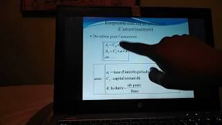 Mathématique financière intérêt composé emprunt indivis et tableaux damortissement [upl. by Sanborne]