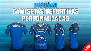 Cómo Diseñar Camisetas Deportivas Personalizadas  ¡Tutorial Completo ANDROID y PC  2023 [upl. by Nihcas]