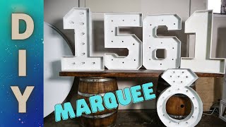 Watch This Before You Build A Marquee Letter Number [upl. by Noryt718]