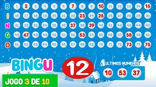 Jogo de BINGO com 75 bolas para jogar com amigos em local Jogo 3 de 10  BINGU [upl. by Ellak]