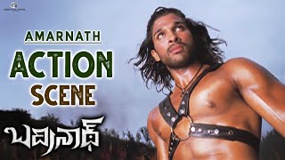 Badrinath Movie Action Scene  Amarnath  Allu Arjun Tamannaah  VV Vinayak  Geetha Arts [upl. by Nawiat]