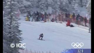 Alpine Skiing  Mens Downhill  Lillehammer 1994 Winter Olympic Games [upl. by Reich]