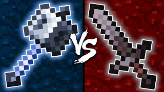 Mace vs Netherite Sword  Minecraft [upl. by Lambrecht221]