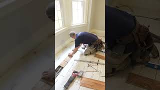 Fixing an unlevel floor for laminate flooring [upl. by Willyt]