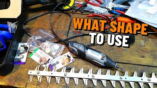 The BEST Dremel BIT For Hedge Trimmer Blade Sharpening [upl. by Jody153]