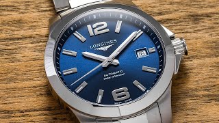 The Best Everyday Swiss Watch for 1000  Longines Conquest 39mm Review [upl. by Cohbath]