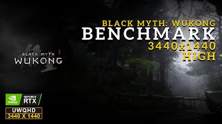 Black Myth Wukong PC Benchmark  UltraWide 3440 x 1440  RTX 3070 TI  UnrealEngine 5 wukong ue5 [upl. by Arenat]