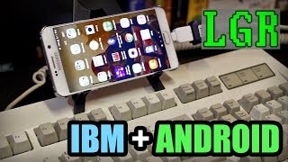 Using an IBM Model M keyboard on a Smartphone [upl. by Varien]