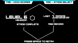 Super Hexagon Hyper Hexagonest 1233 seconds [upl. by Brinn934]