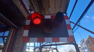 new alarm Coleraine station level crossing co Londonderry 15724 [upl. by Mick948]