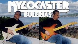 BEN WOODS  NYLOCASTER GUITARS  BULERIAS DUET [upl. by Lipps]