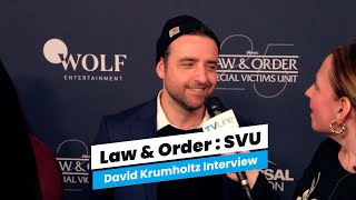 Law amp Order SVU  Guest Star David Krumholtz Says He quotIntimidatedquot IceTas a Rapper [upl. by Leach]