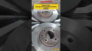 Honda City spongy brake pedal amp poor braking performance problem solved  Genuine spares shorts [upl. by Alidia]