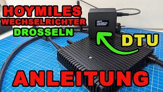 Hoymiles HM800 drosseln Anleitung  So könnt ihr die Leistung des Wechselrichters begrenzen [upl. by Shabbir]