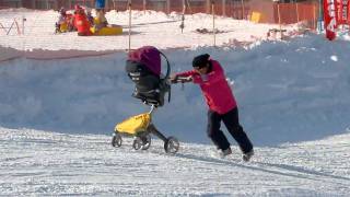 Stokke XPLORY on snow [upl. by Miltie]