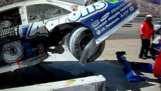 Mark martin scary crashMichigan 400 [upl. by Anaerdna]