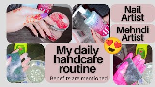 HAND CARE AT 🏠 Benefits Are Mentioned  Get Silky Smooth Hands  How I Take Care Of My Hands [upl. by Glarum577]