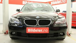 BMW 5serie Hvordan bytte bremseskiver klosser og parkbrems bak  2003 til 2010 mod E60E61 [upl. by Lora]